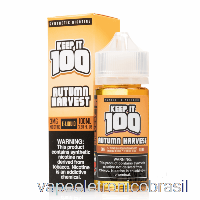 Vape Vaporesso Colheita De Outono - Mantenha 100 E-líquido - 100ml 0mg